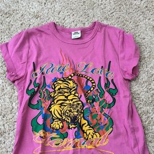 Pink Graphic T-Shirt